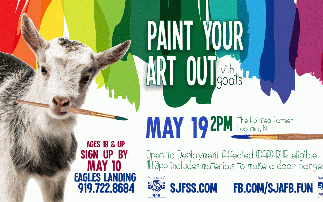 Paint Your Art Out with Goats!